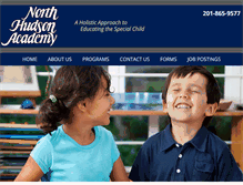 Tablet Screenshot of northhudsonacademy.org